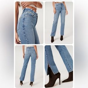 Good American - Good Boy Straight Leg Jeans - Size 10 / 30